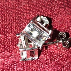 1 1/4 Carat Aquamarine 925 Earrings